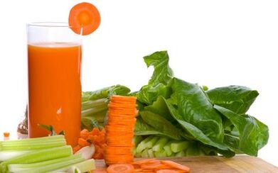 胡萝卜汁和胃炎蔬菜